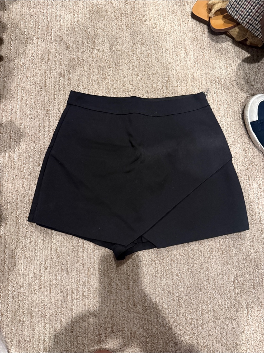 The Impeccable Pig Black Wrap Skort